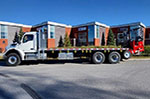 Moffett M8 55.3-10 NX Forklift avec Camion Kenworth à vendre