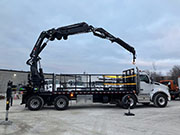 HIAB X-Hi Pro 638E-6 + Jib 150X-6 sur Camion Kenworth à vendre